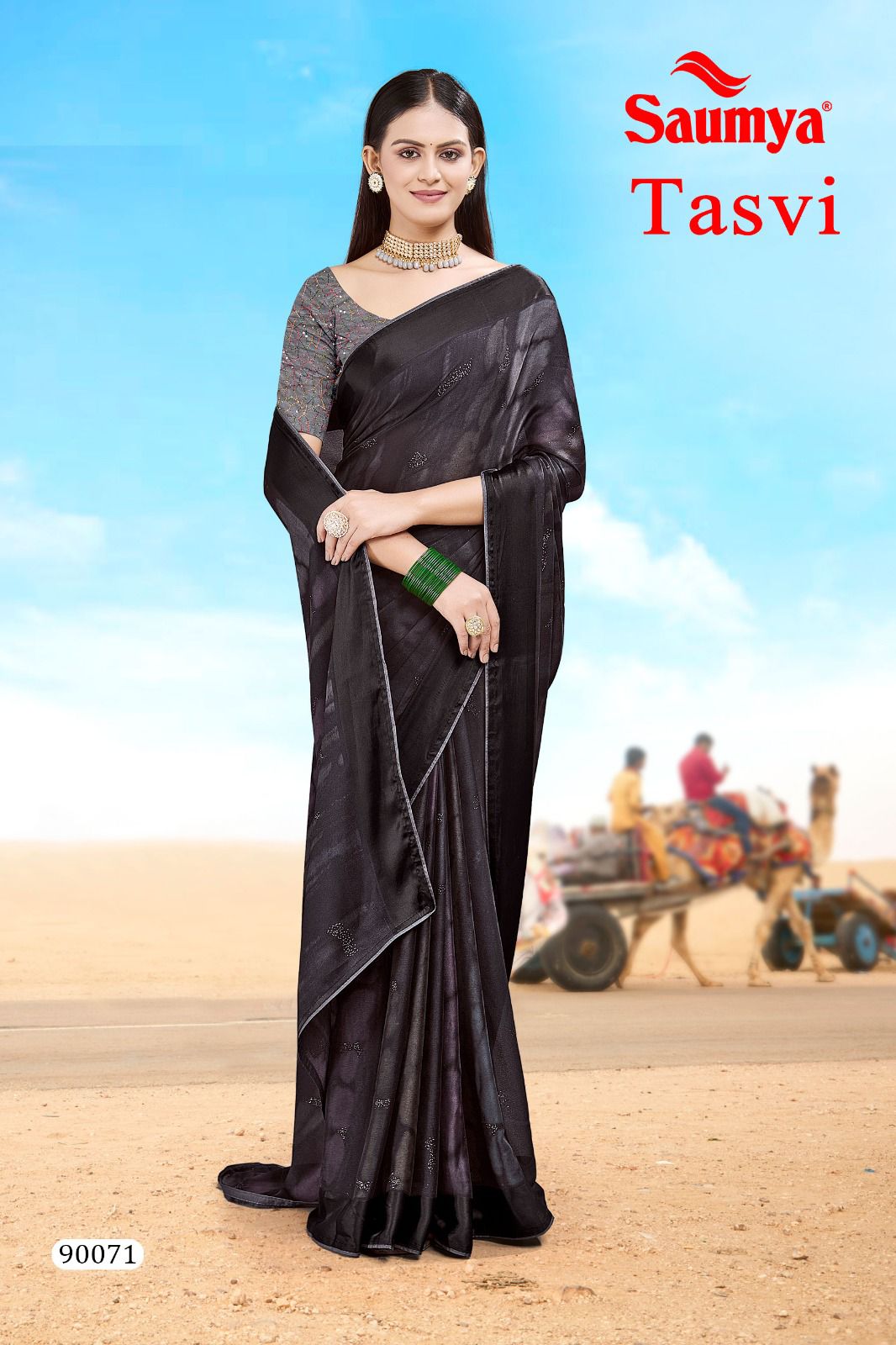 Tasvi By Saumya Satin Designer Printed Sarees Wholesale Shop In Surat